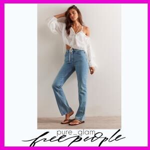 Free People straight-leg jeans
